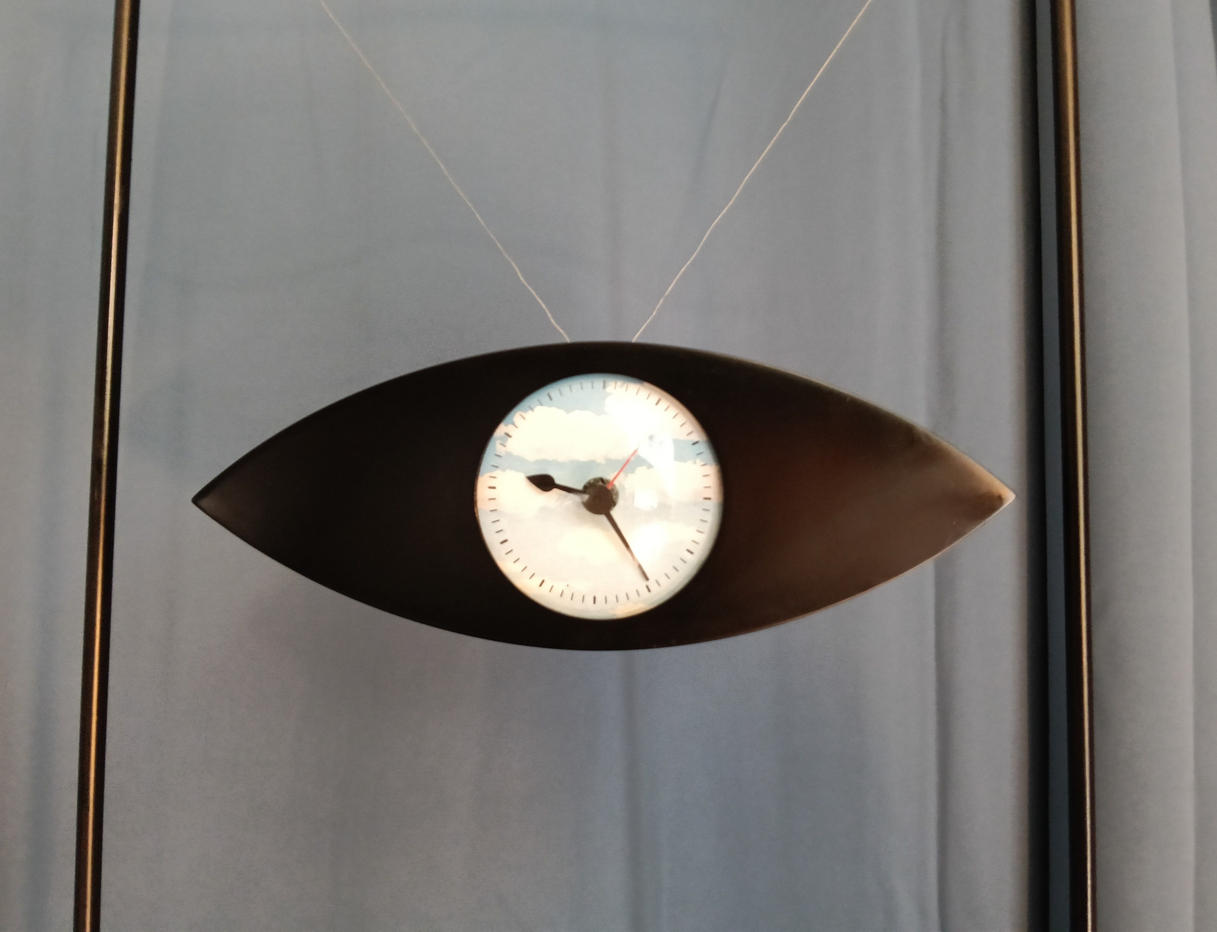 Staande klok Occhio van Carlo Forcoli (jaren '80) Details
