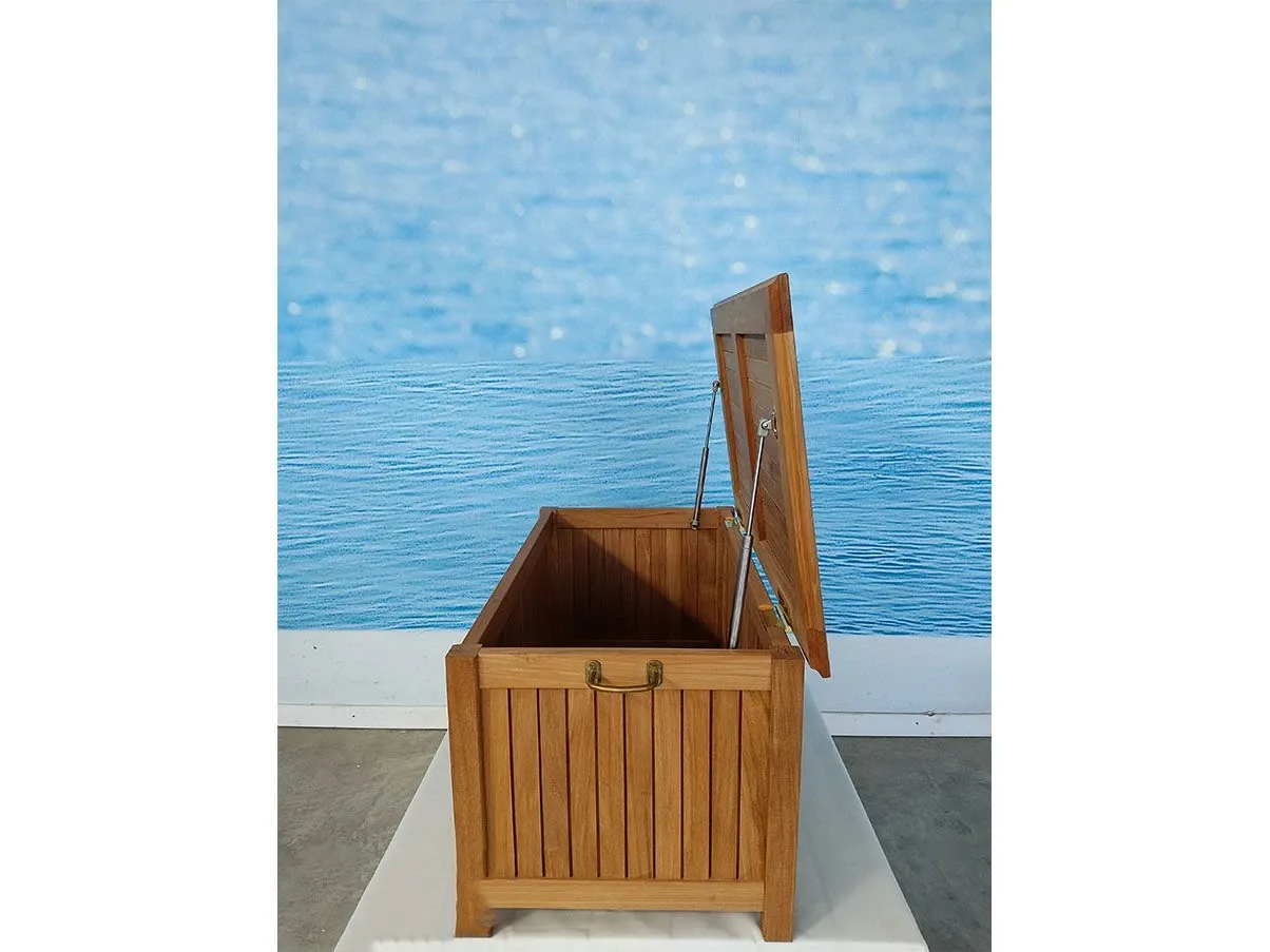 Milton container trunk in teak wood, Unopiù 1