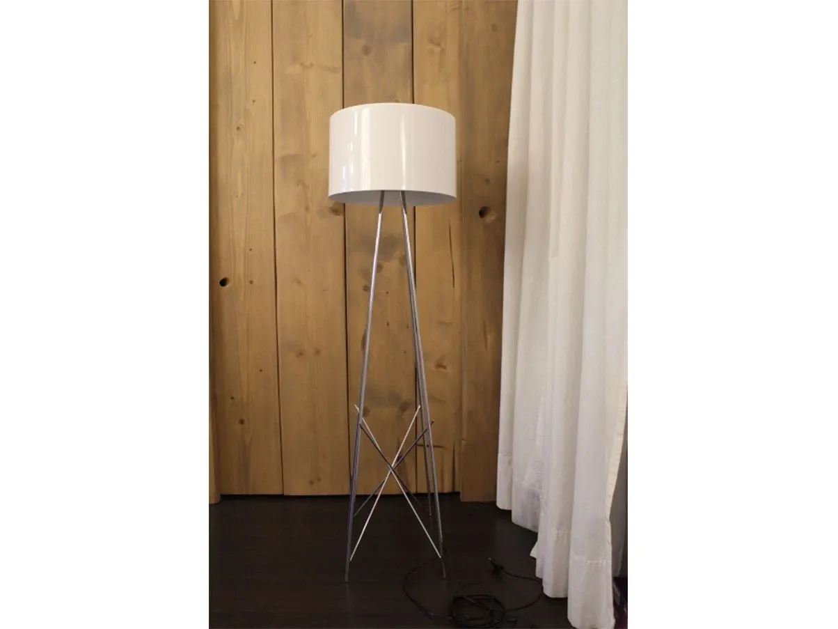 Lampada da terra Ray F1 acciaio e alluminio (bianco), Flos 3