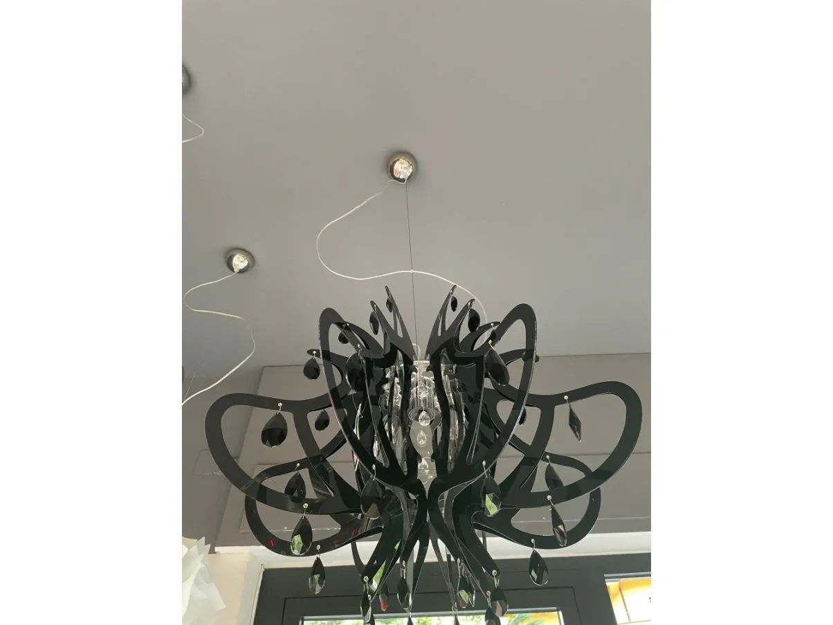Lampadario a sospensione Lillibet nero, Slamp 4