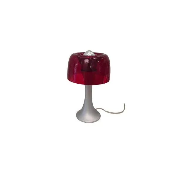 Amelie table lamp metal and glass (red), FontanaArte image