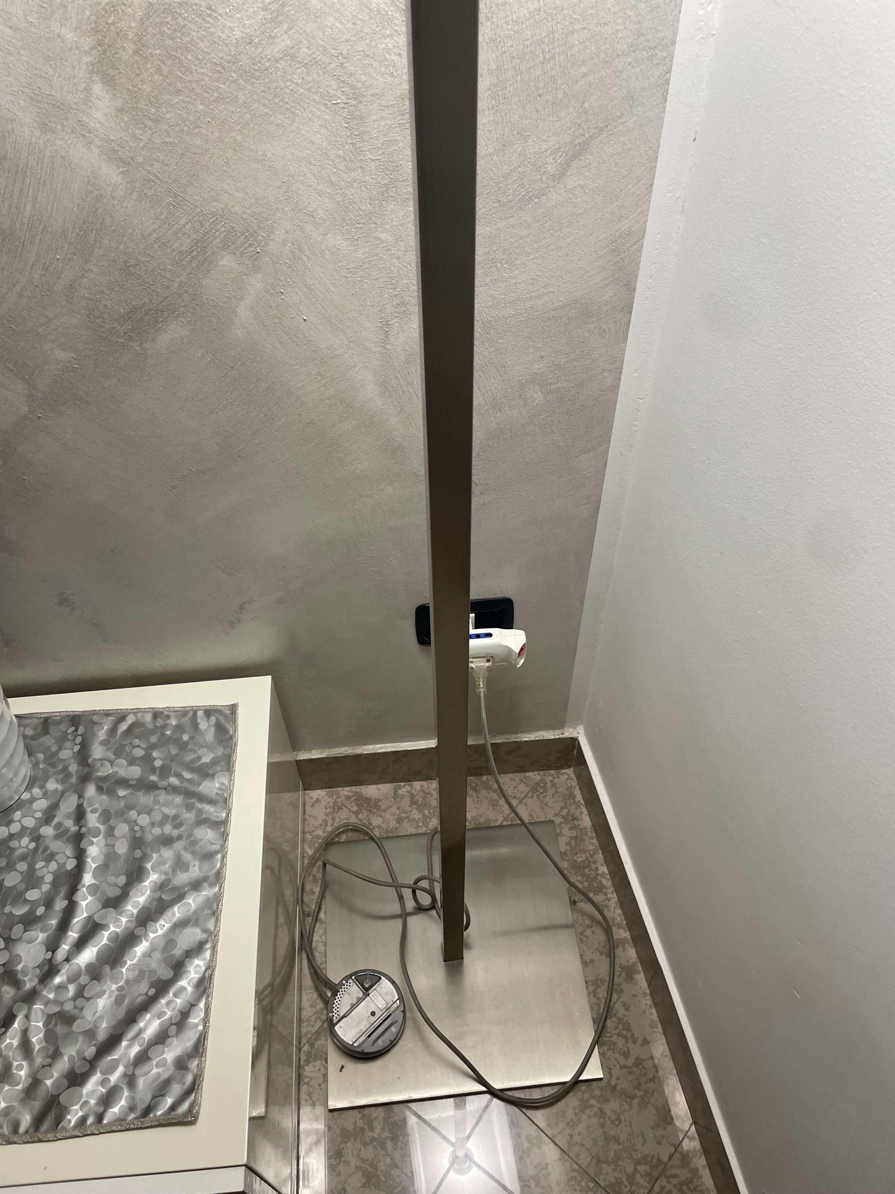 Lámpara de pie Metropolitan Square de vidrio soplado Side