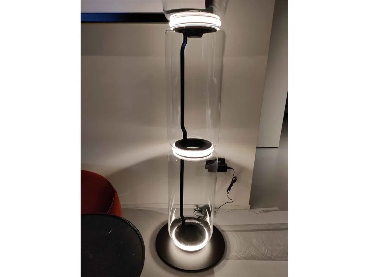 Noctambule floor lamp with 3 glass modules 
