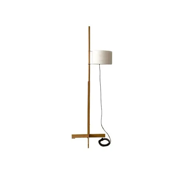 Lampada da terra TMM regolabile in legno e carta, Santa&Cole 6