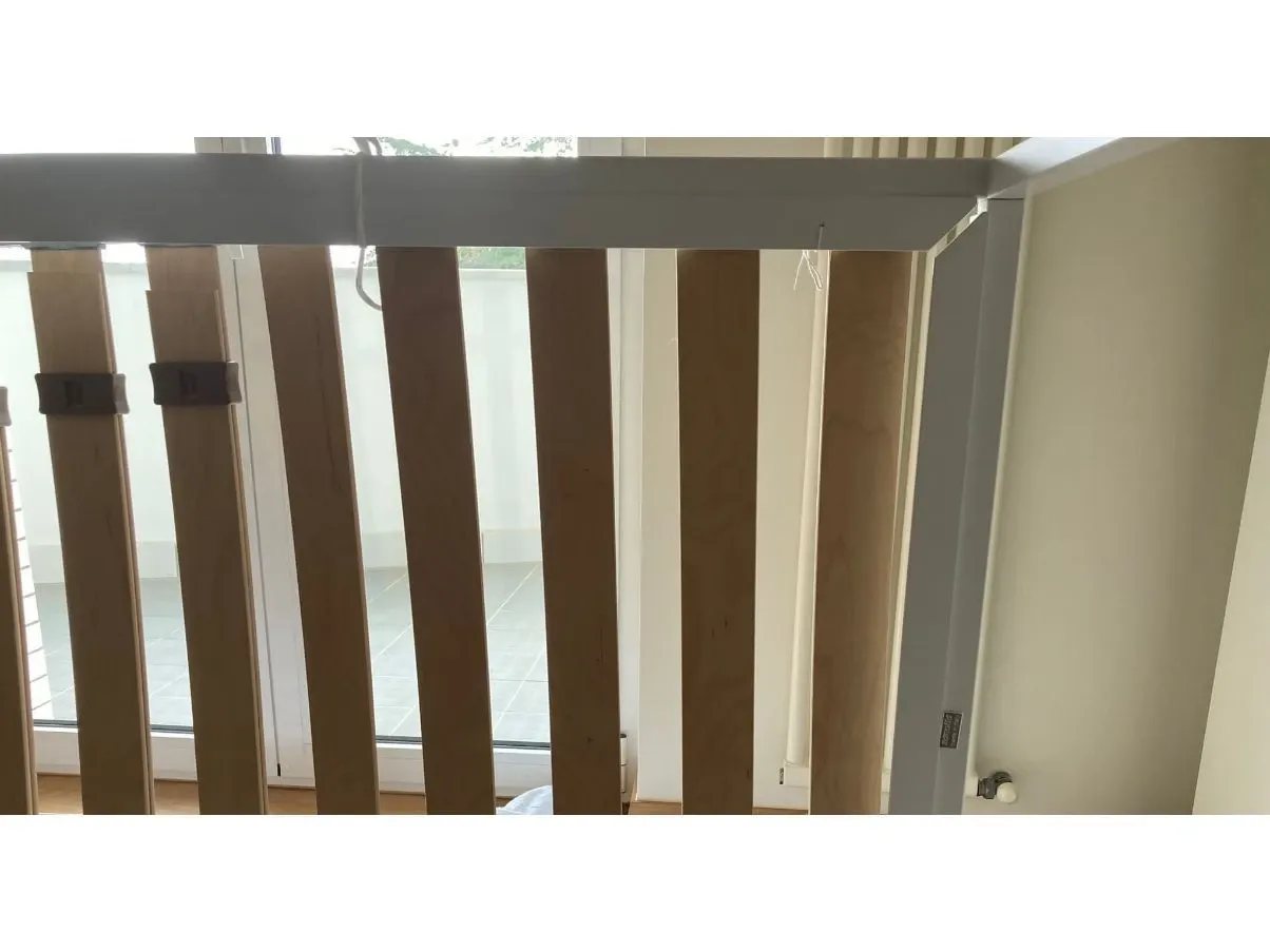 Letto singolo NYX in acciaio bianco, Zanotta 15