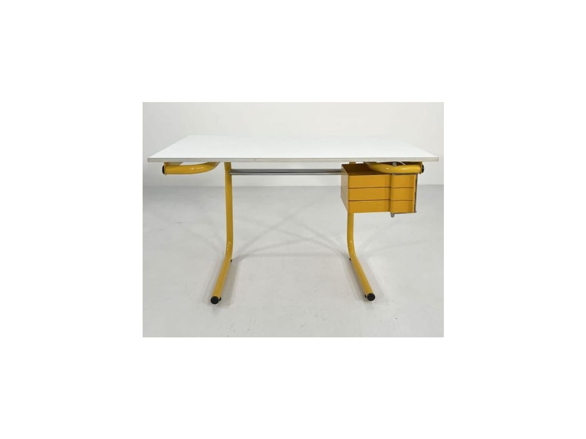 Scrivania Pupil di Joe Colombo (anni '70) Front