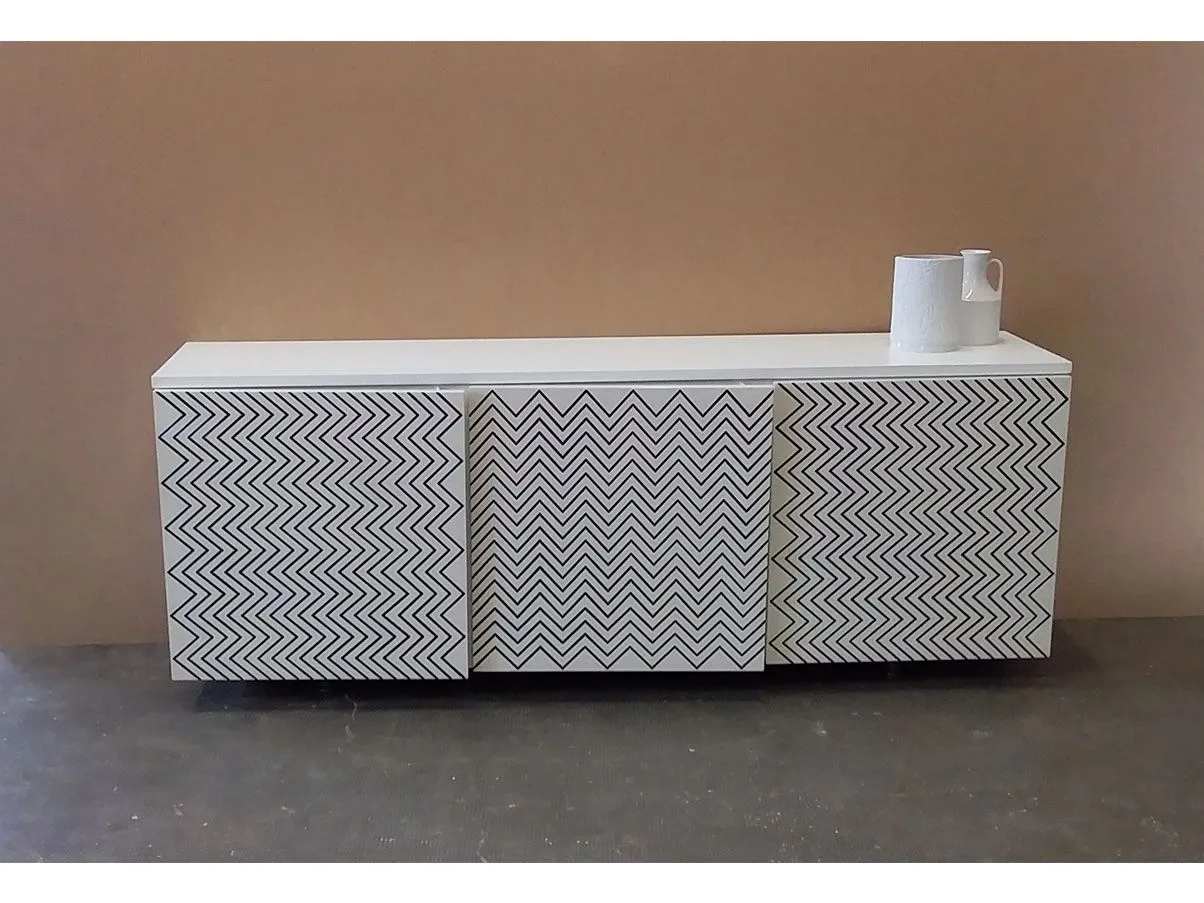 Madia Doppia Chevron con decorazione geometrica, Teknodesign 1
