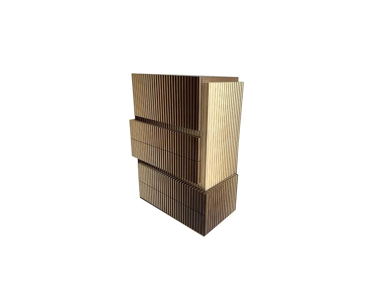 Mobile contenitore FS006 in stile Art Déco, Carpanese Home 