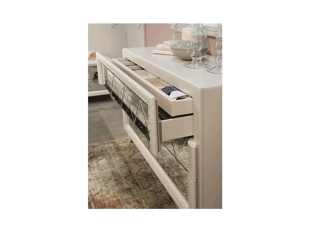 Chest of drawers with 3 drawers and mirrors, Betamobili 4