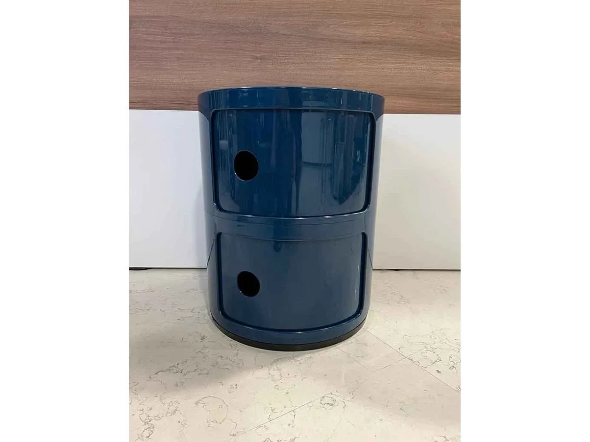 Modularer Kunststoff Rollcontainer blau 