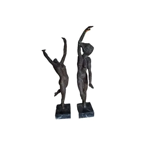 Pair of Bombardini bronze sculptures image