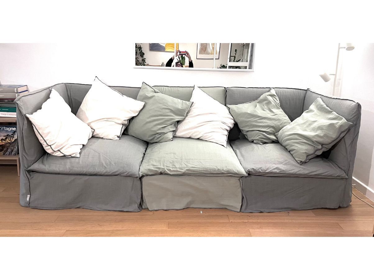 Modulares Sofa Ghost aus reiner Baumwolle von Paola Navone Main