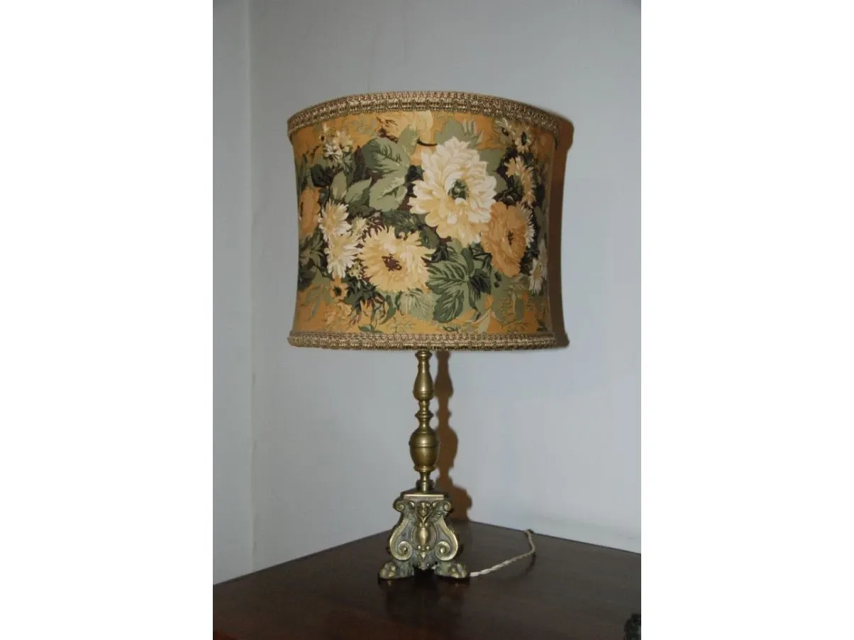 Lampada da tavolo vintage in ottone (anni '60),  1