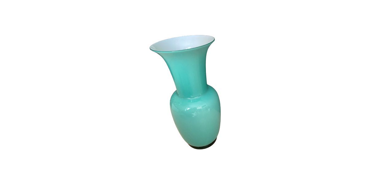 Opal glass vase, image