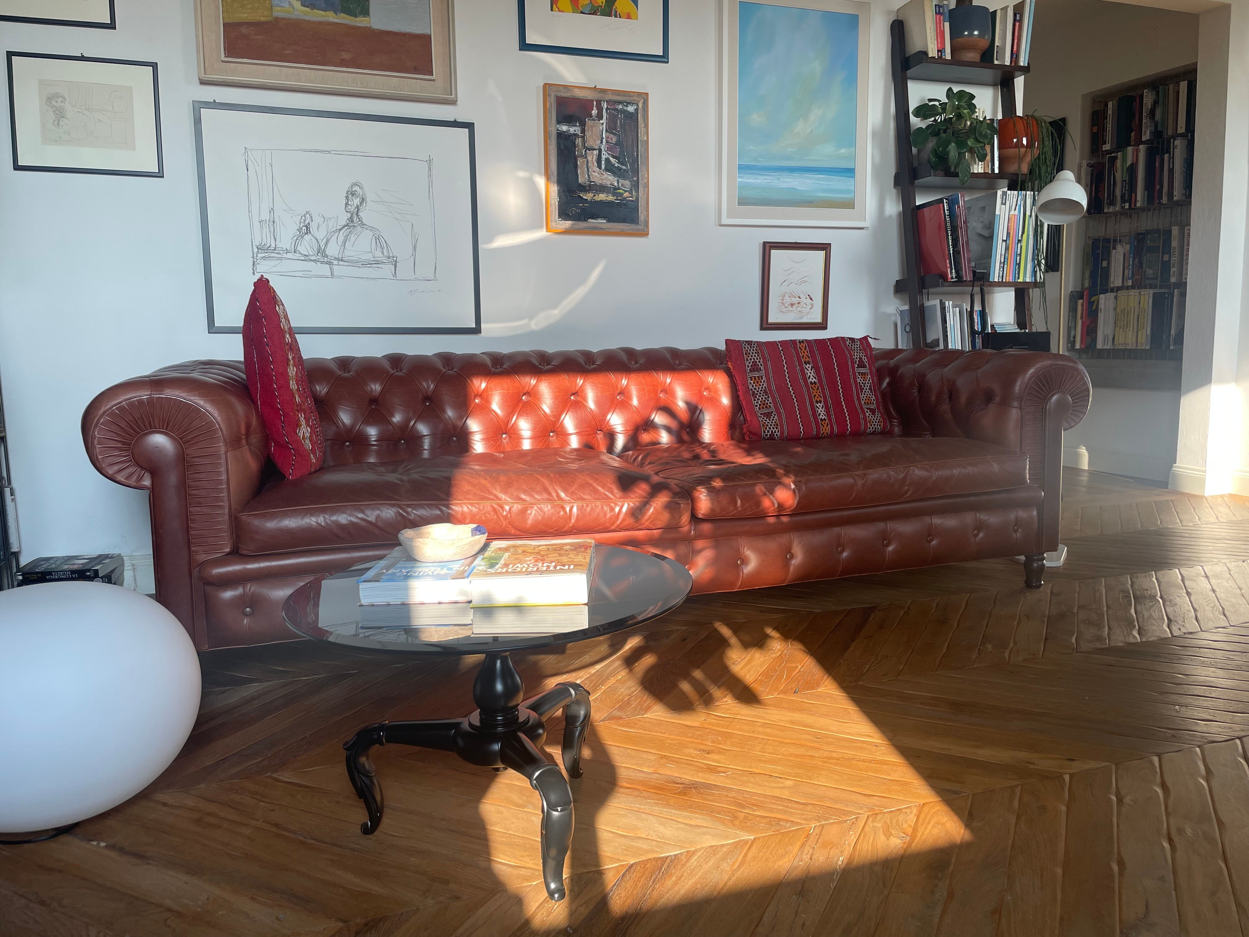 Chesterfield 4-Seater Sofa in Heritage Finish Main