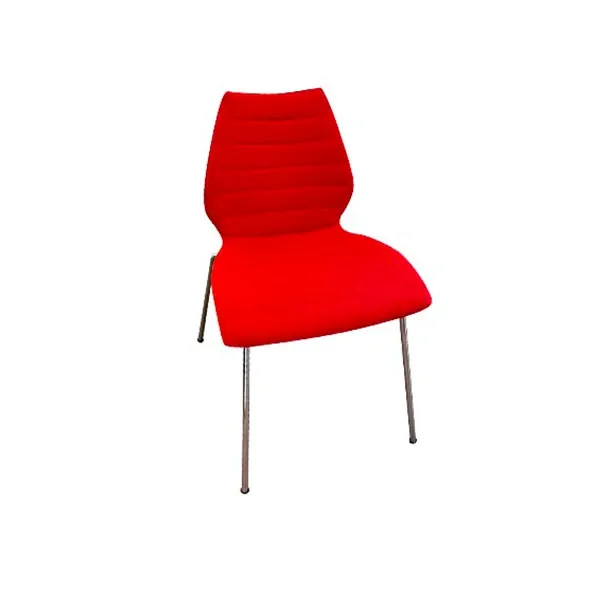 Sedia Maui imbottita di Vico Magistretti (rosso), Kartell image