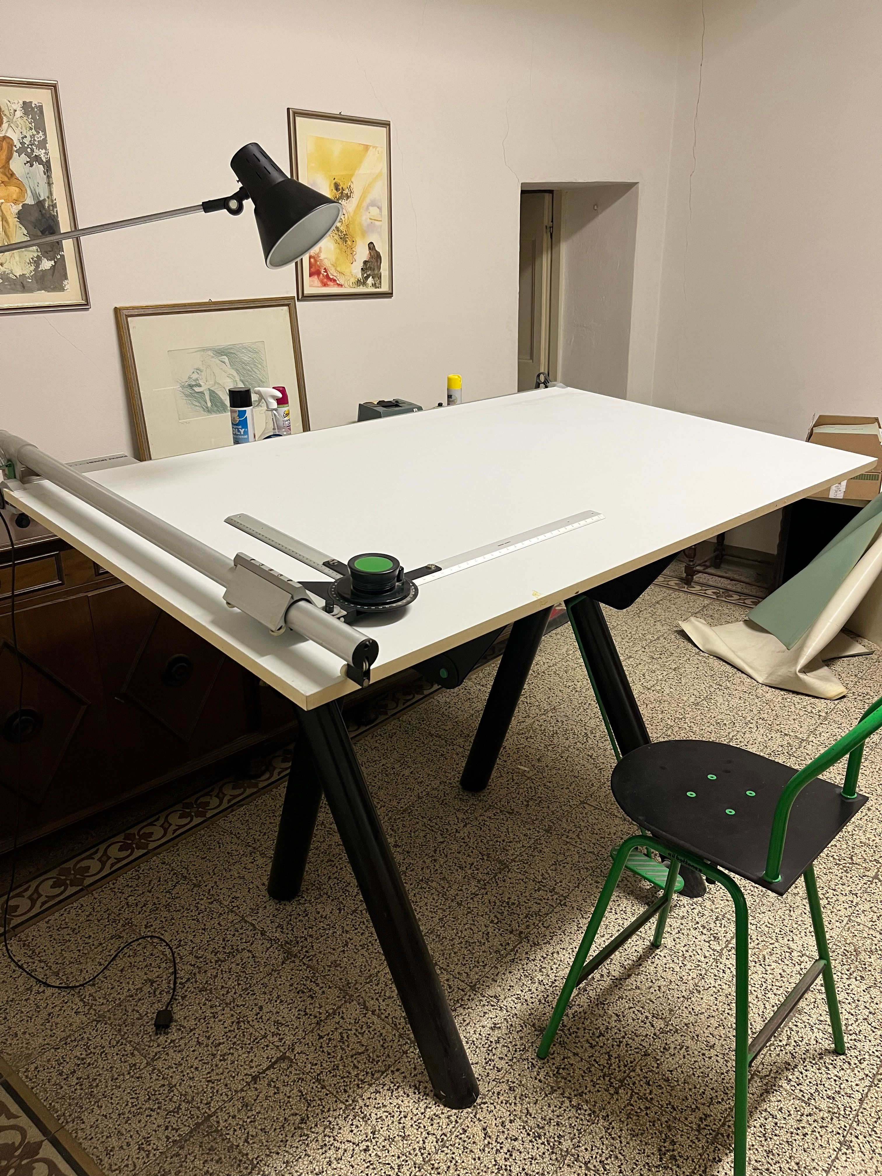 Adjustable Metal Drafting Table TK100 Front