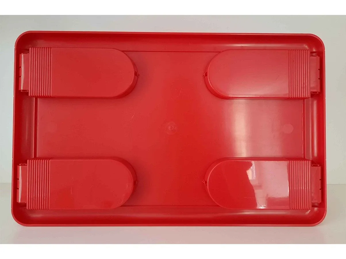Tray by Pino Spagnolo plastic material (red) 2