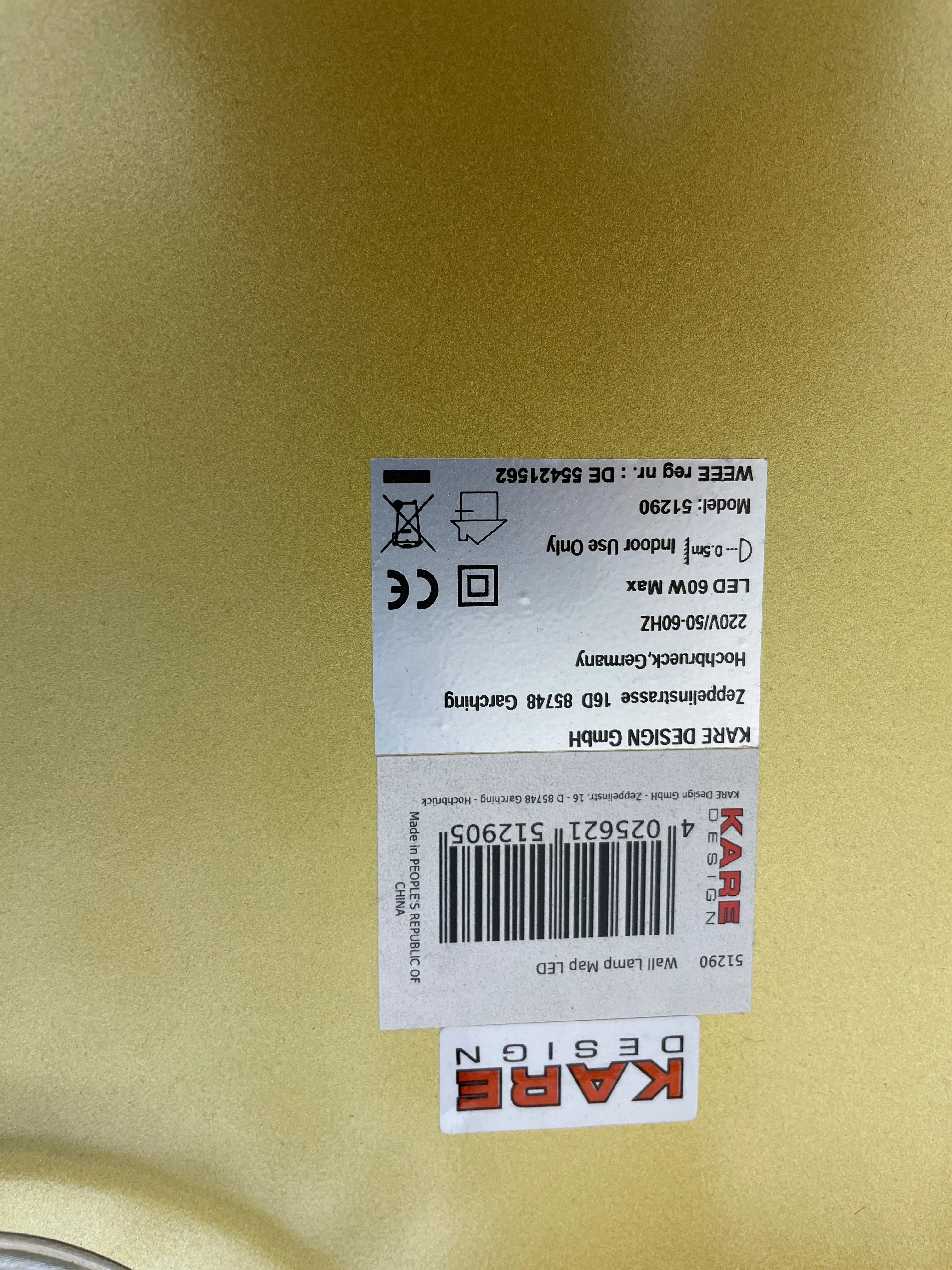 Applique a led Map 3