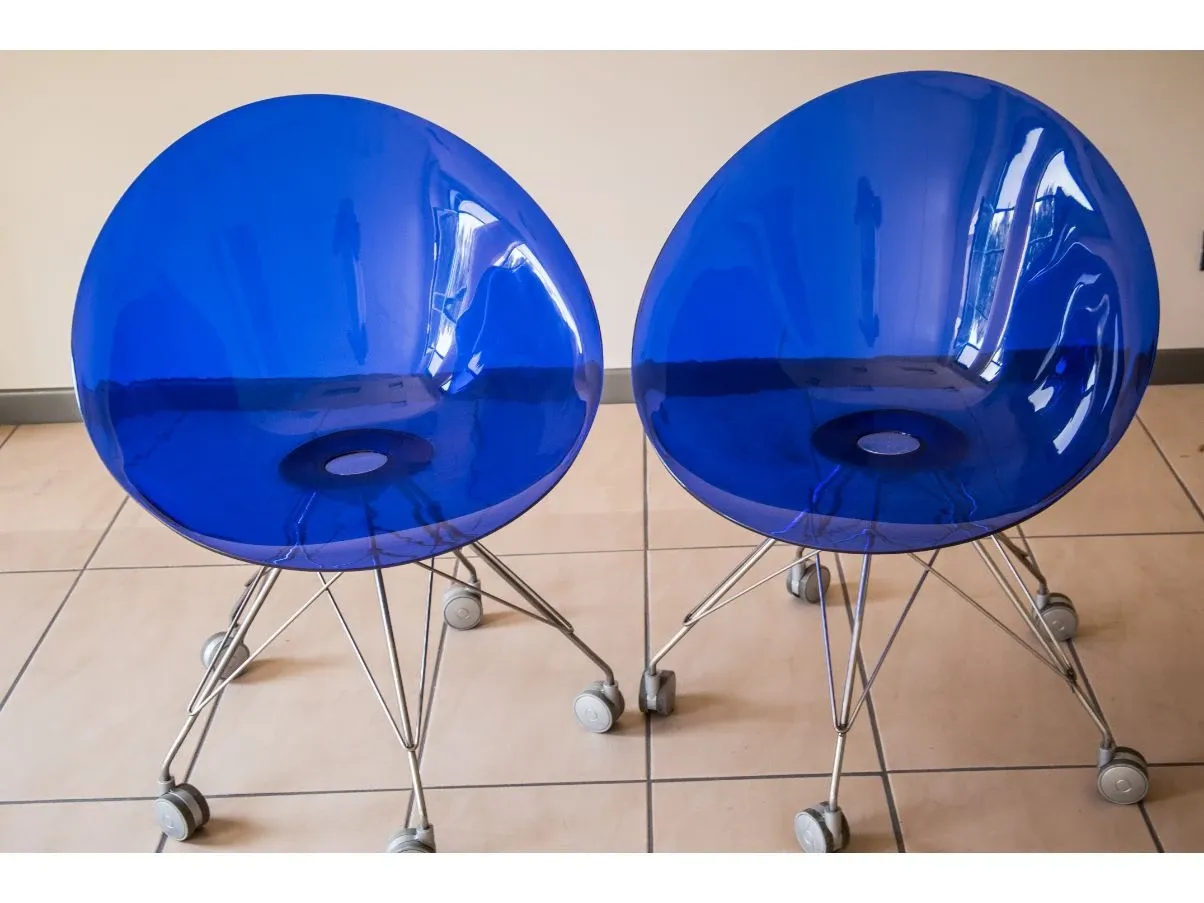 Set 2 sedie Eros blu, Kartell 2