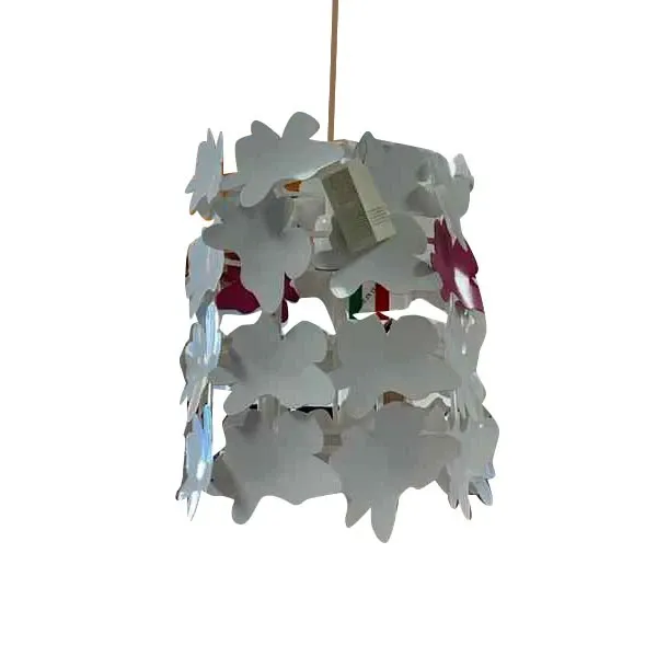 Lampadario cilindrico 1L con farfalle in ferro, Mm Lampadari image