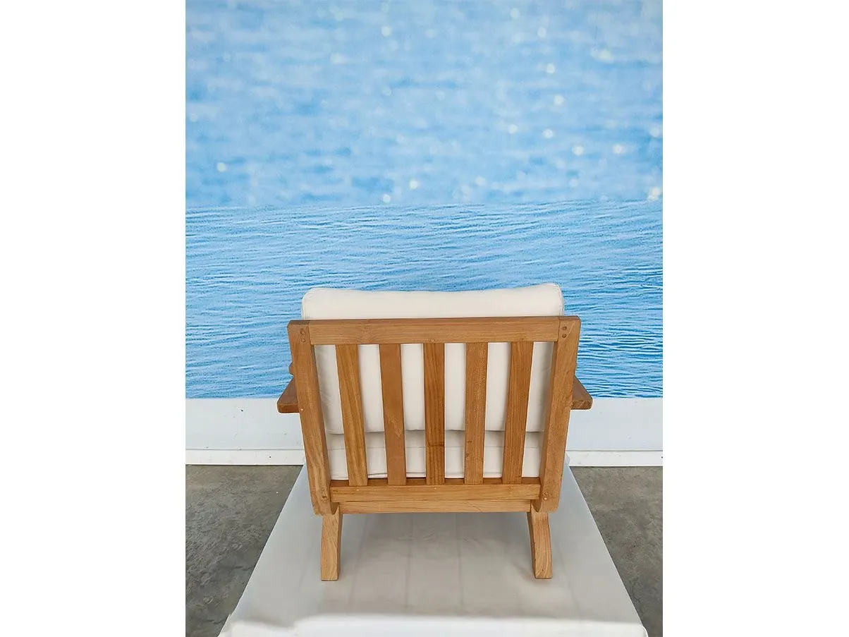 Teak Gartenstuhl Chelsea aus Holz 1