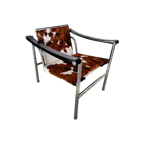 LC1 armchair by Le Corbusier in pony skin, Cassina image
