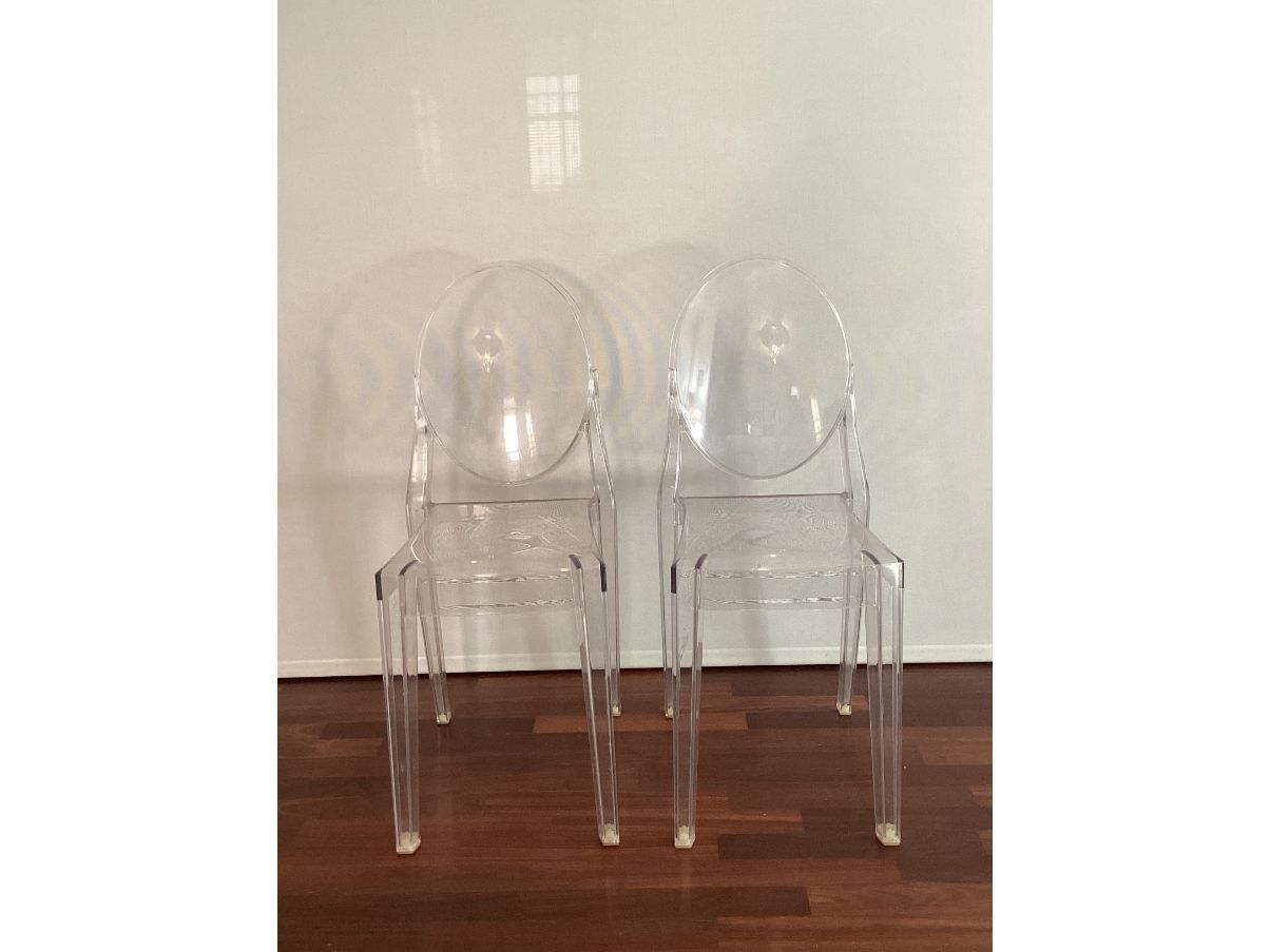 victoria ghost sedie in plexiglass kartell