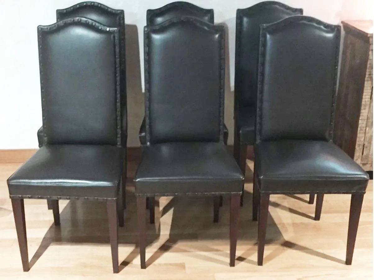 Set 6 sedie Rupy eleganti e rivestite in pelle 2