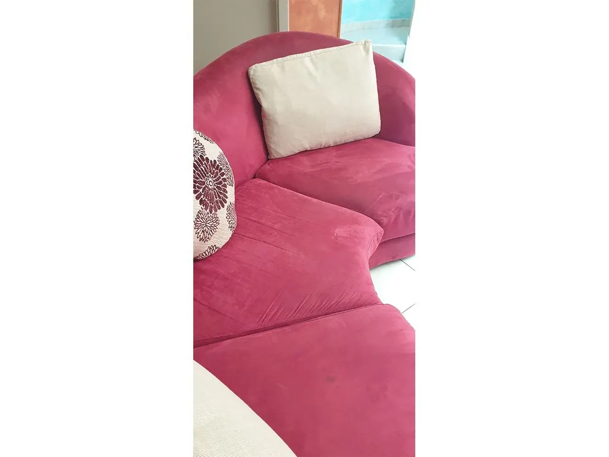 Set divano 3 posti e poltrona Piano in tessuto 6