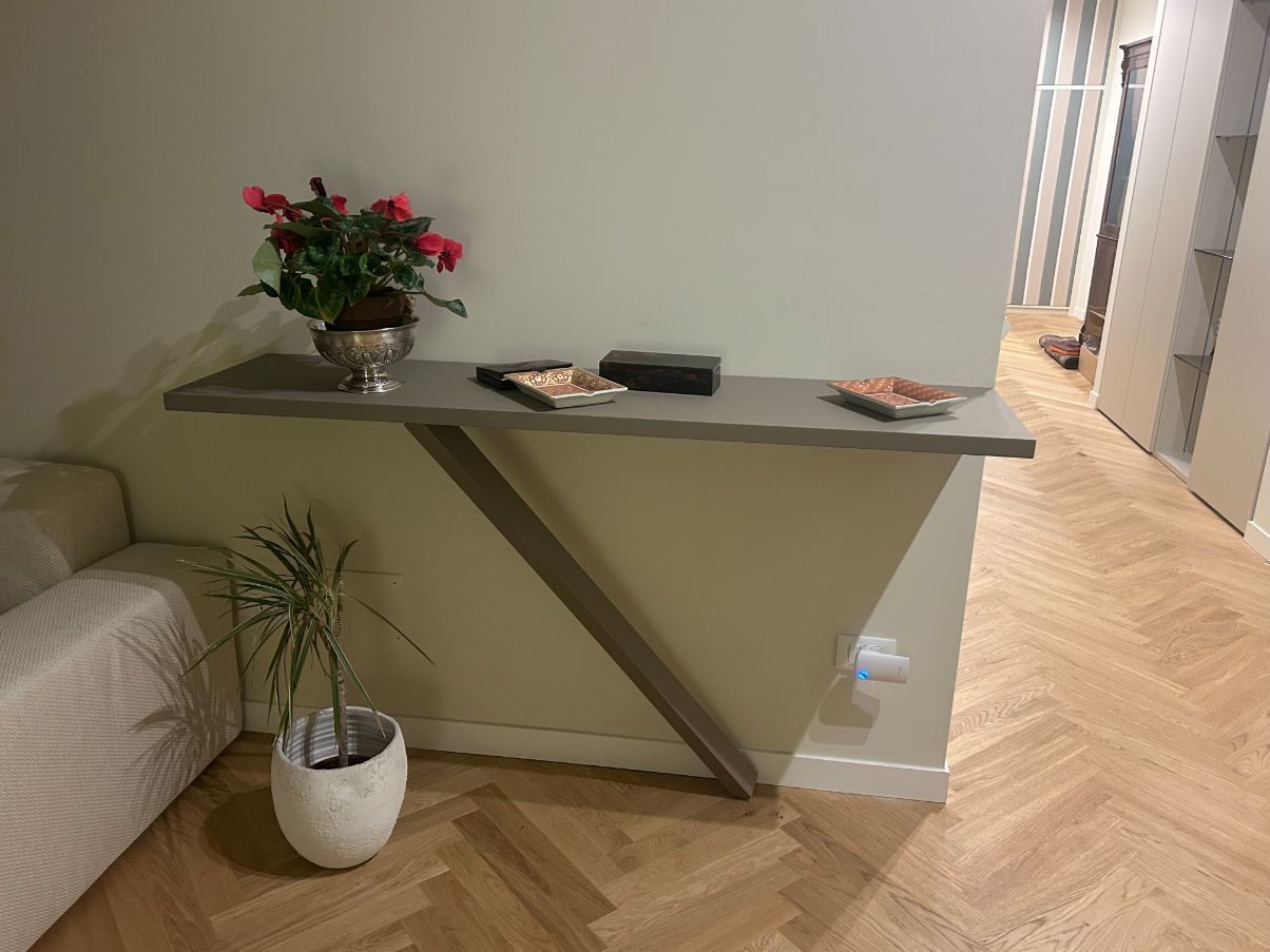 Console d’élément couleur putty Front