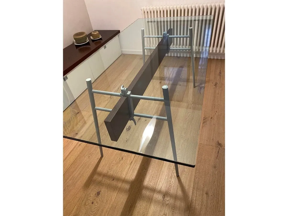 Tavolo Minimammo in vetro trasparente, Cassina 4