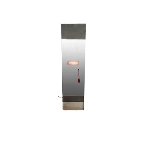 Specchio Diva con lampadina in cristallo fumè, Glas Italia 