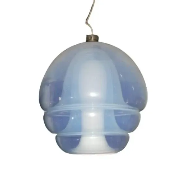 Vintage pendant lamp in iridescent Murano glass, image