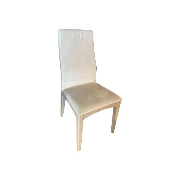 Solid wood chair with upholstered fabric, Betamobili image