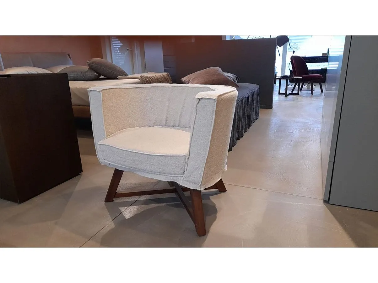 Gray 08 armchair by Paola Navone in fabric 3