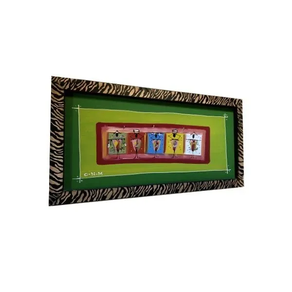 Quadro multicolor Danze africane 