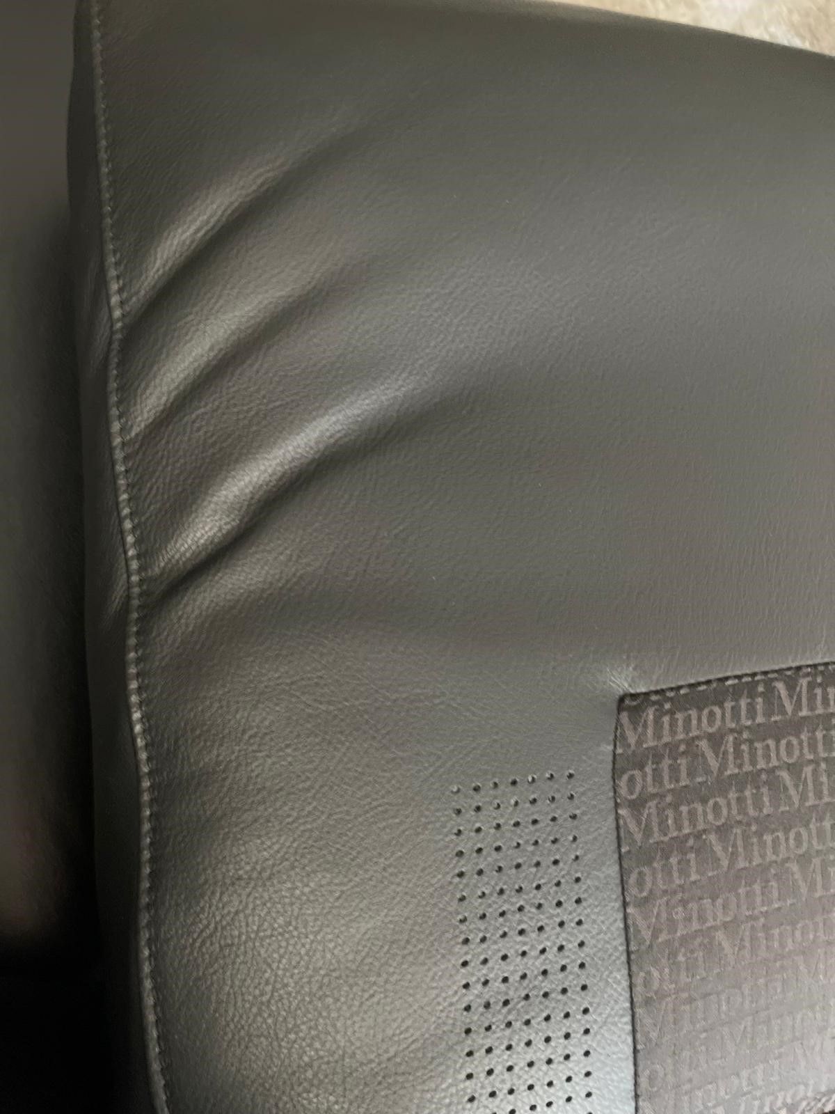 Divano 2 posti Hamilton in pelle nera di Rodolfo Dordoni  Details