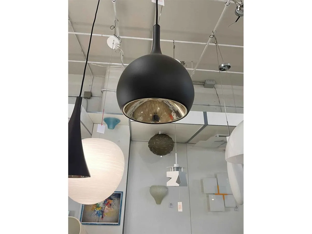 Sixties pendant lamp with 3 lights in metal (gold), Grok 4