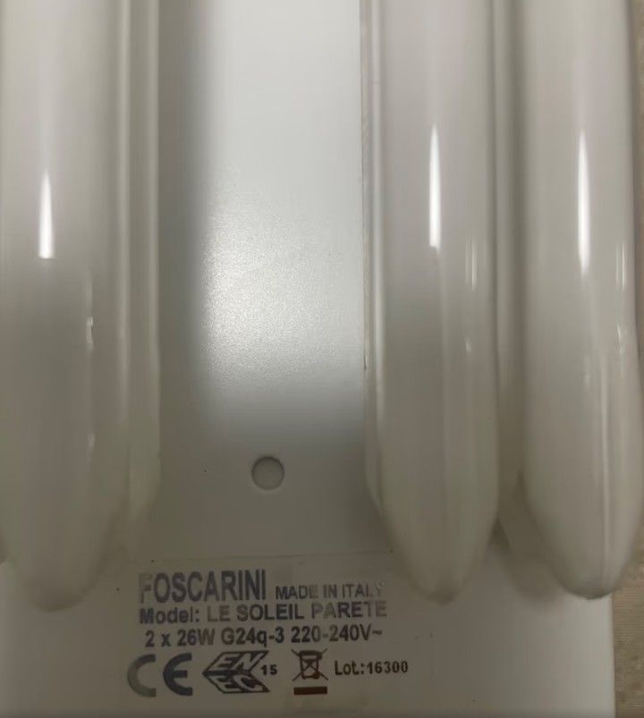 Lampada da parete Le soleil in policarbonato stampato, Foscarini  Brand