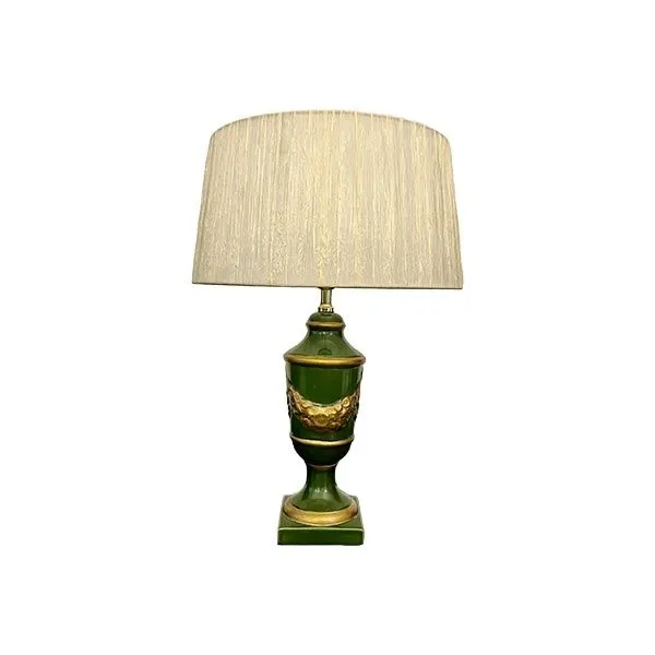 Ceramic table lamp (green), Patrizia Garganti image