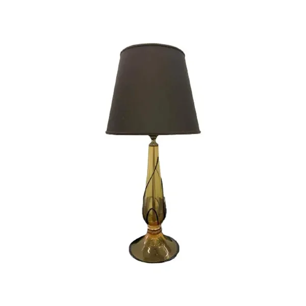 Murano glass table lamp (amber), IPM light image