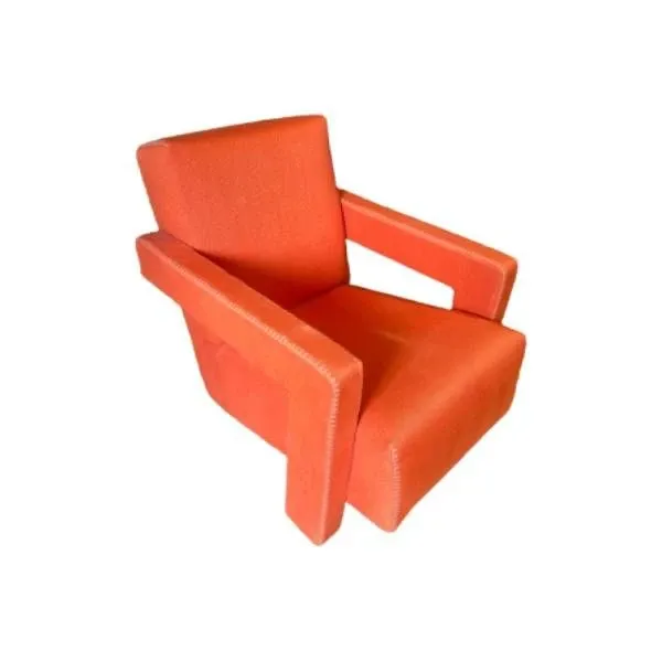 Utrecht armchair in orange fabric, Cassina image