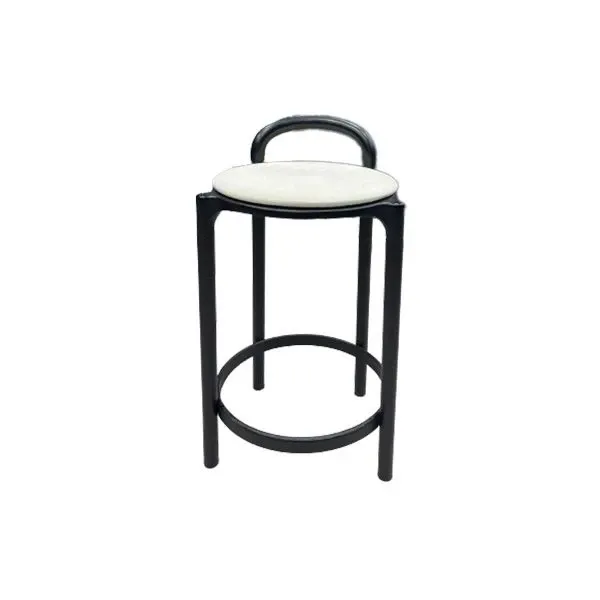 Image of Sgabello Polo vintage nero (anni '70), Kartell