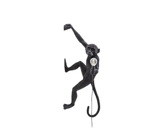 The Monkey Lamp (Hanging Right Black) 2