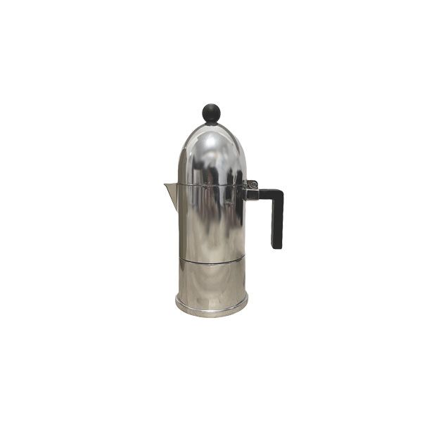 Alessi, 9090, Caffettiera Espresso 3 Tazze, Acciaio