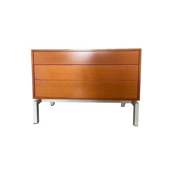 Xen 3-drawer chest in wood by Hannes Wettstein, Cassina 2
