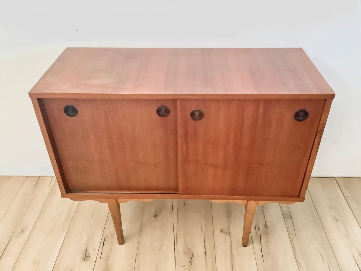 Small Teak Sideboard (60s Vintage) Brand