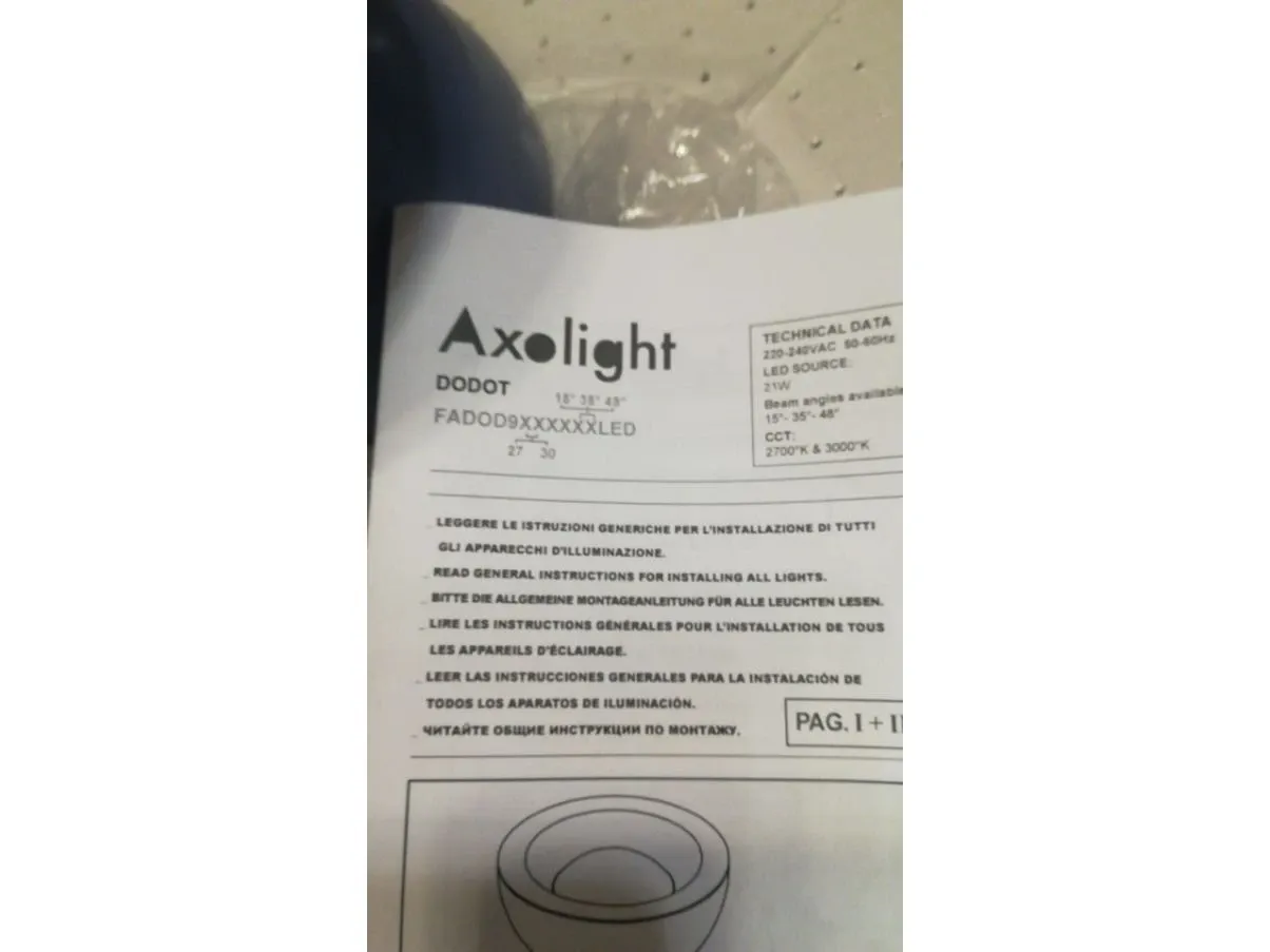 Dodot spotlight by Simone Micheli, Axolight 4