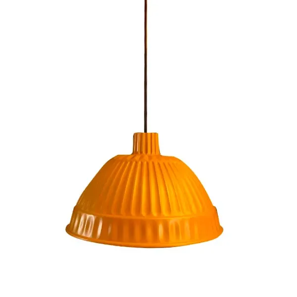 Cloche suspension lamp (yellow), FontanaArte image